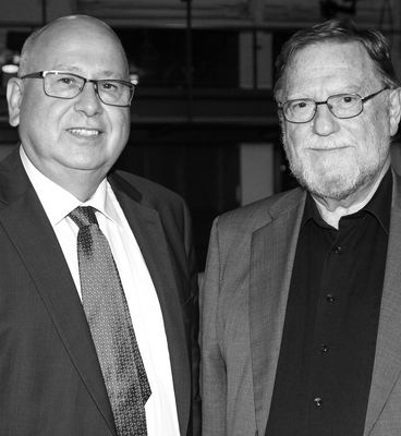 Klaus Hoffmann (re.) und Dietrich Burggraf 2014